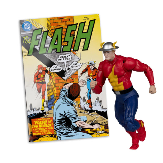 McFarlane Toys DC Direct Page Punchers The Flash (Jay Garrick) Platinum W/Comic