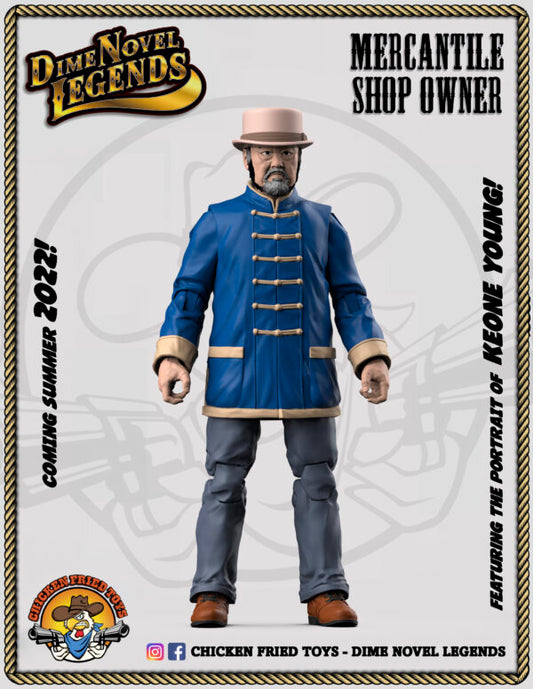 Dime Novel Legends Mercantile Shop Owner – Keone Young