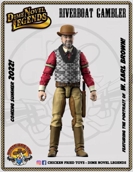 Dime Novel Legends Riverboat Gambler – W. Earl Brown