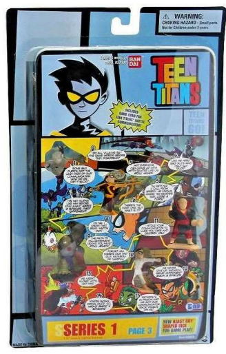 Yr 2005 DC Teen Titans Series 1 Page 3 MARTIAL ARTS ROBIN, BEAR, KATAROU, SPEEDY