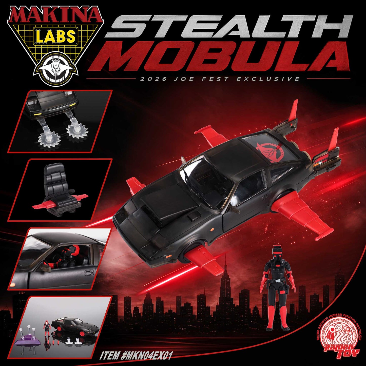 Ramen Toy Makina Labs Stealth Mobula MKN04EX01