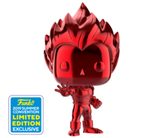 FUNKO POP! Dragon Ball Z Summer (Shared) Exclusive - 2019 (Hot Topic) Super Saiyan Vegeta (Red Chrome)