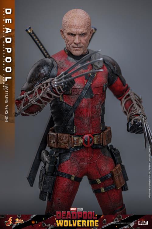 Deadpool & Wolverine MMS782 Deadpool (Battling Ver.) 1/6th Scale Collectible Figure