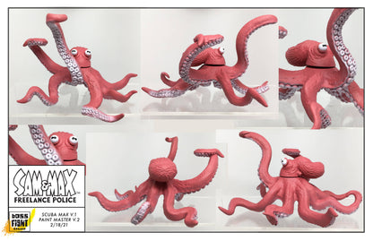 Sam & Max Series Action Figure  Scuba Max & Ratzo