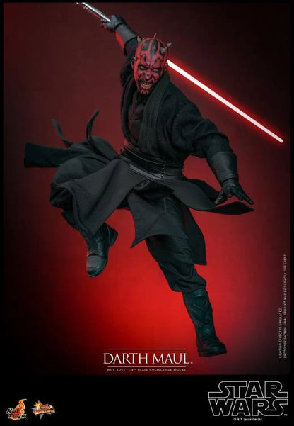 Star Wars: The Phantom Menace MMS749 Darth Maul With Sith Speeder 1/6th Scale Collectible Figure Set