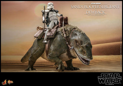 Star Wars: A New Hope MMS722 Sandtrooper Sergeant and Dewback 1/6th Scale Collectible Figure Set