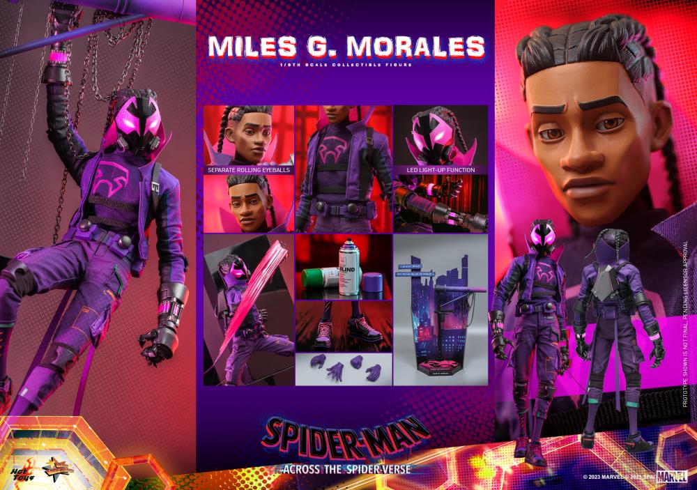 Spider-Man: Across the Spider-Verse MMS725 Miles G. Morales 1/6 Scale Collectible Figure