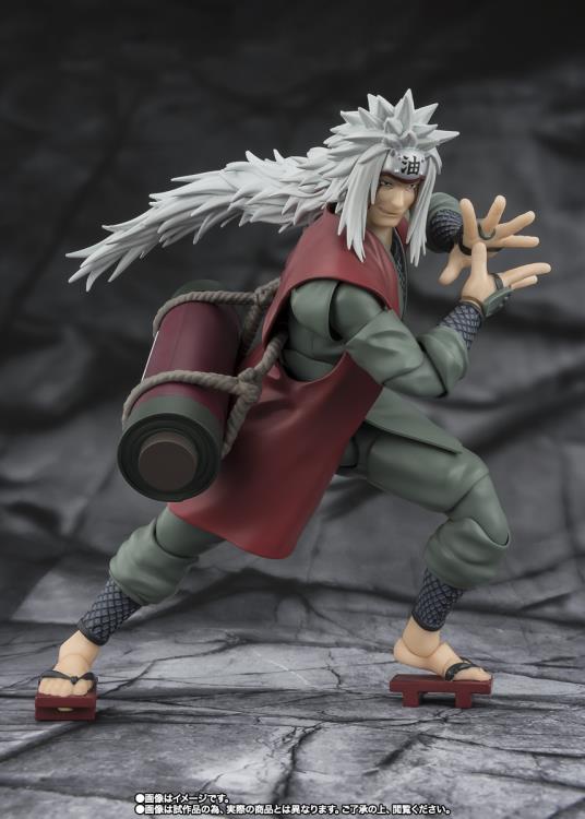 Naruto: Shippuden S.H.Figuarts Jiraiya -Hidden Leaf Heroic Master Sage- (Sage Mode Set) Action Figure