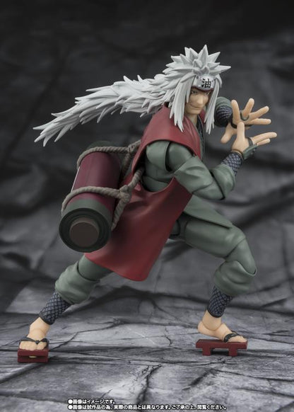 Naruto: Shippuden S.H.Figuarts Jiraiya -Hidden Leaf Heroic Master Sage- (Sage Mode Set) Action Figure