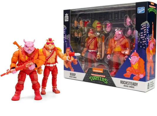 Teenage Mutant Ninja Turtles BST AXN Bebop Rocksteady 5 Action Figure 2-Pack
