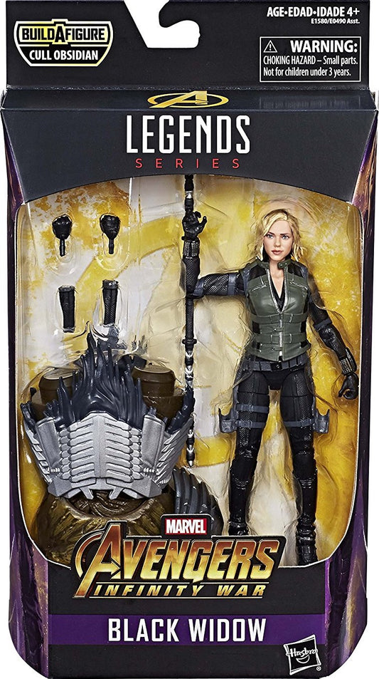 Marvel Legends Black Widow (Infinity War) Cull Obsidian Build A Figure
