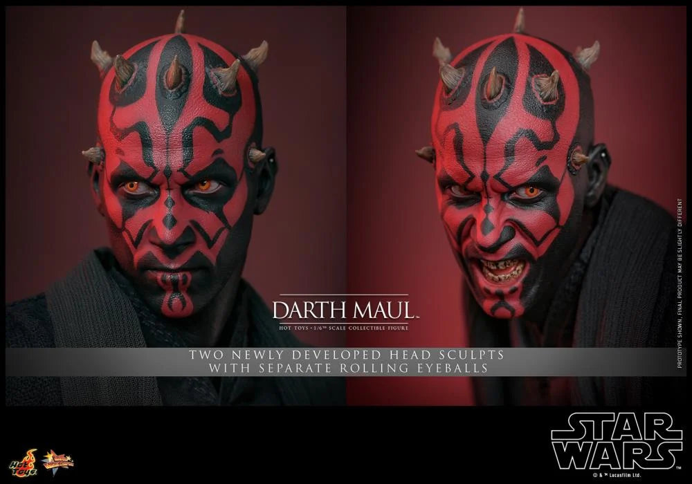 Star Wars: The Phantom Menace MMS749 Darth Maul With Sith Speeder 1/6th Scale Collectible Figure Set