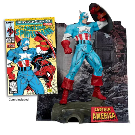 Mcfarlane Toys Marvel Comics Captain America (The Amazing Spider-Man #323)