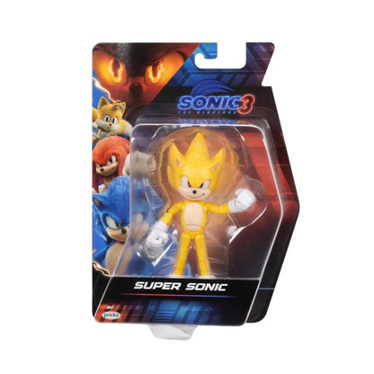 Sonic The Hedgehog 3 Movie Wave 2 Super Sonic Action Figure