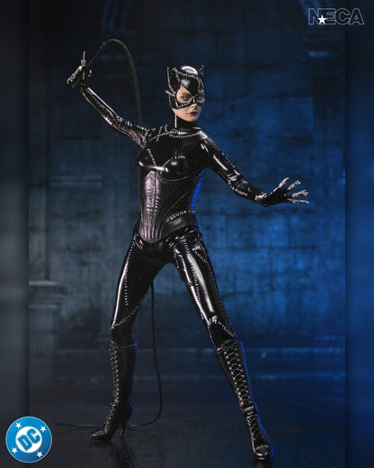 NENECA BATMAN RETURNS CATWOMAN CLOTHED ACTION FIGURE 8" MICHELLE PFEIFFER