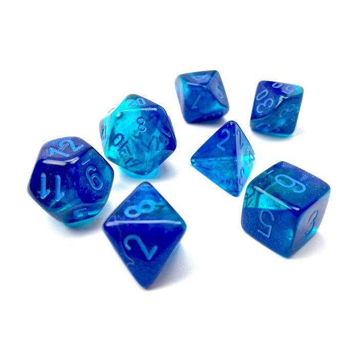7-Set Cube Gemini Luminary Blue-Blue with Light Blue