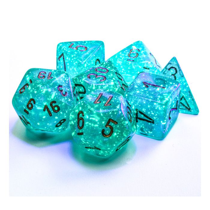 7-Set Cube Borealis Luminary Teal with Gold