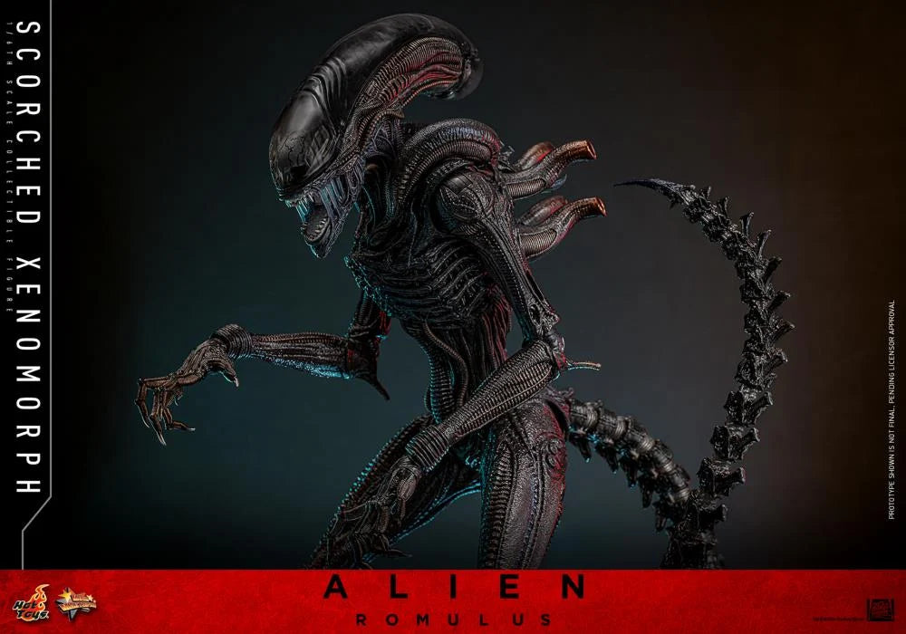 Alien: Romulus MMS784 Scorched Xenomorph 1/6th Scale Collectible Figure