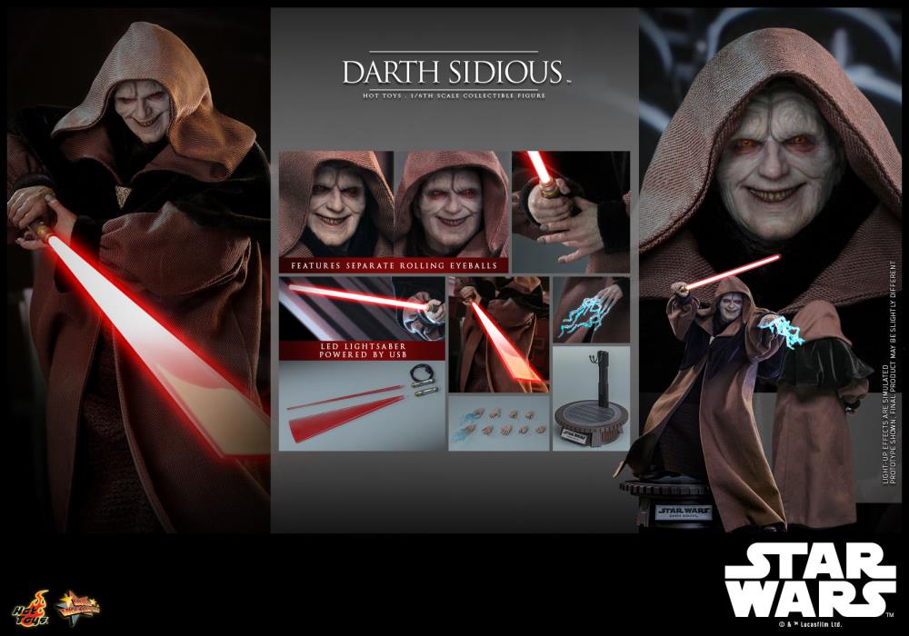 Star Wars: Revenge of the Sith MMS745 Darth Sidious 1/6th Scale Collectible Figure