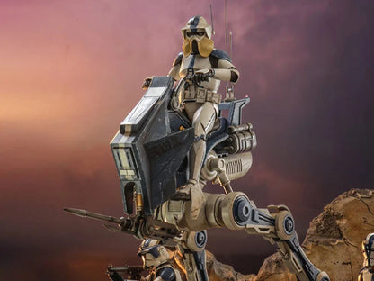 Star Wars: The Clone Wars TMS091 501st Legion ARF Trooper & AT-RT 1/6th Scale Collectible Figure Set