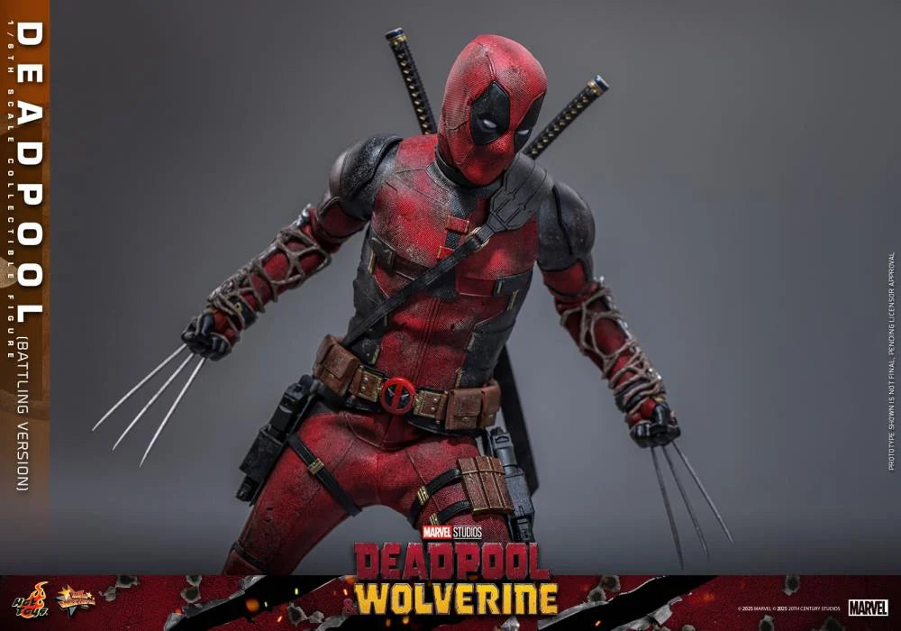 Deadpool & Wolverine MMS782 Deadpool (Battling Ver.) 1/6th Scale Collectible Figure