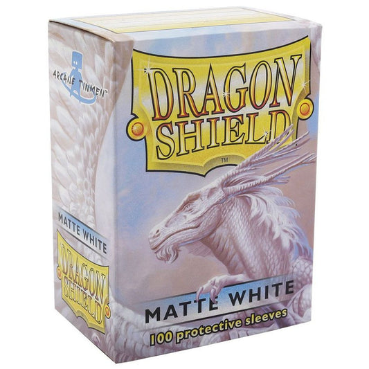 Deck Protector: Dragon Shield: Matte: White (100)