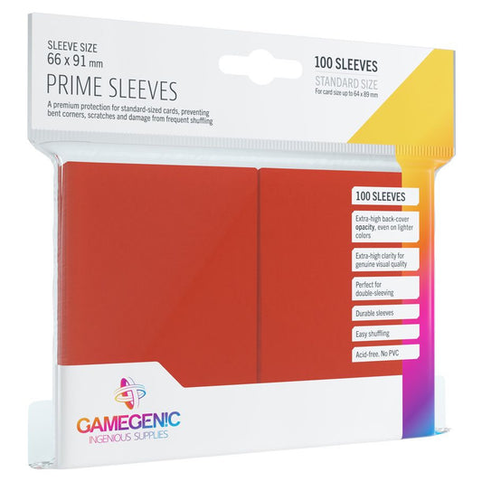 Deck Protector: Prime: Red (100)