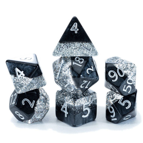 7-Set Cube Halfsies: Glitter: Black