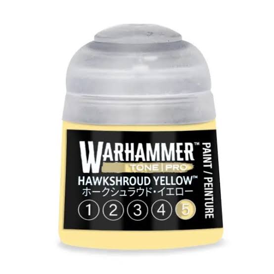Hawkshroud Yellow 5 (12ml) – Warhammer: Tone Pro Paint