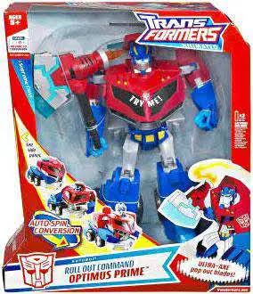 Transformers Animated Roll Out Command Optimus Prime Supreme Action Figure