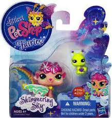 Littlest Pet Shop Fairies Shimmering Sky Sea Breeze Fairy & Ant Figure 2-Pack