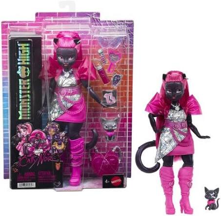 Monster High Catty Noir Doll with Pet Cat Amulette