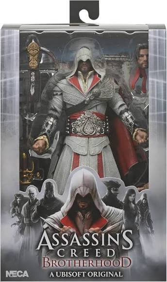NECA Assassians Creed Brotherhood Ezio Auditore Legendary Ubisoft Sword Crossbow
