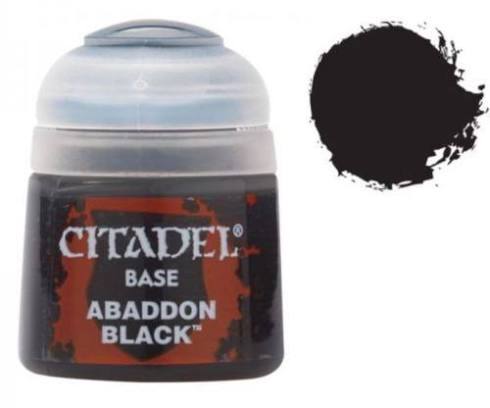 Warhammer Colour Paint: Base - Abaddon Black