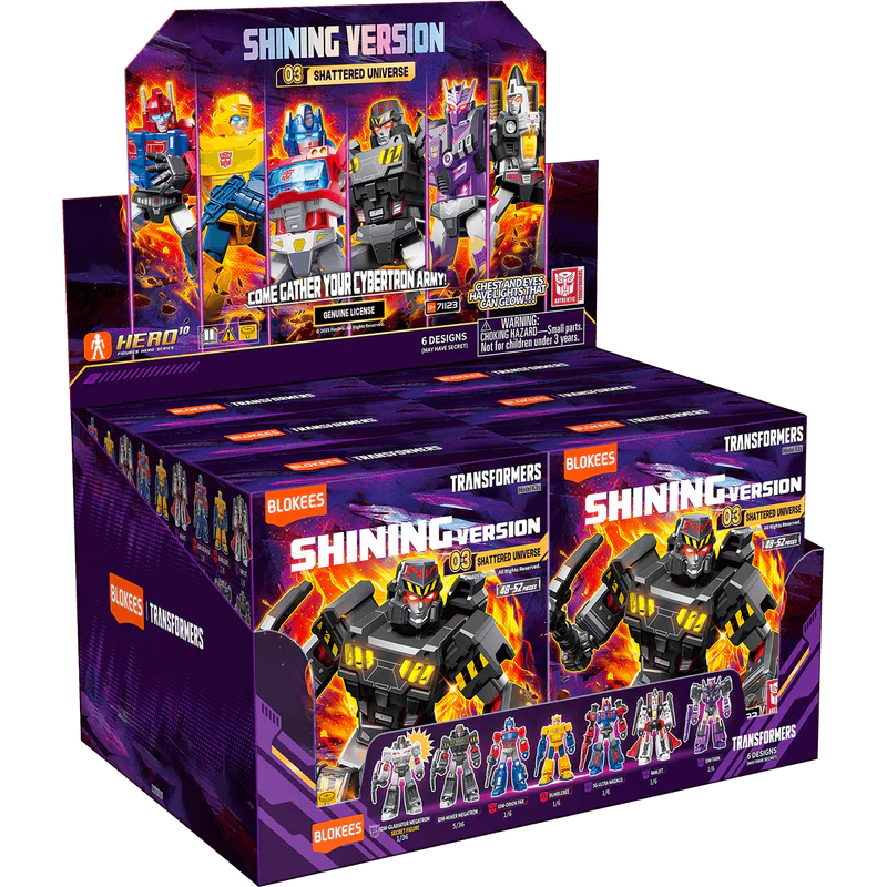 Blokees Transformers Galaxy Shining Version 03 Shattered Universe Action Figure Model Kit Blind Box