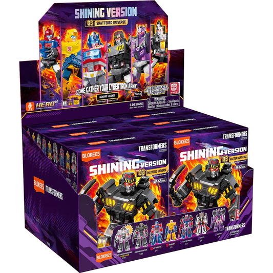 Blokees Transformers Galaxy Shining Version 03 Shattered Universe Action Figure Model Kit Blind Box