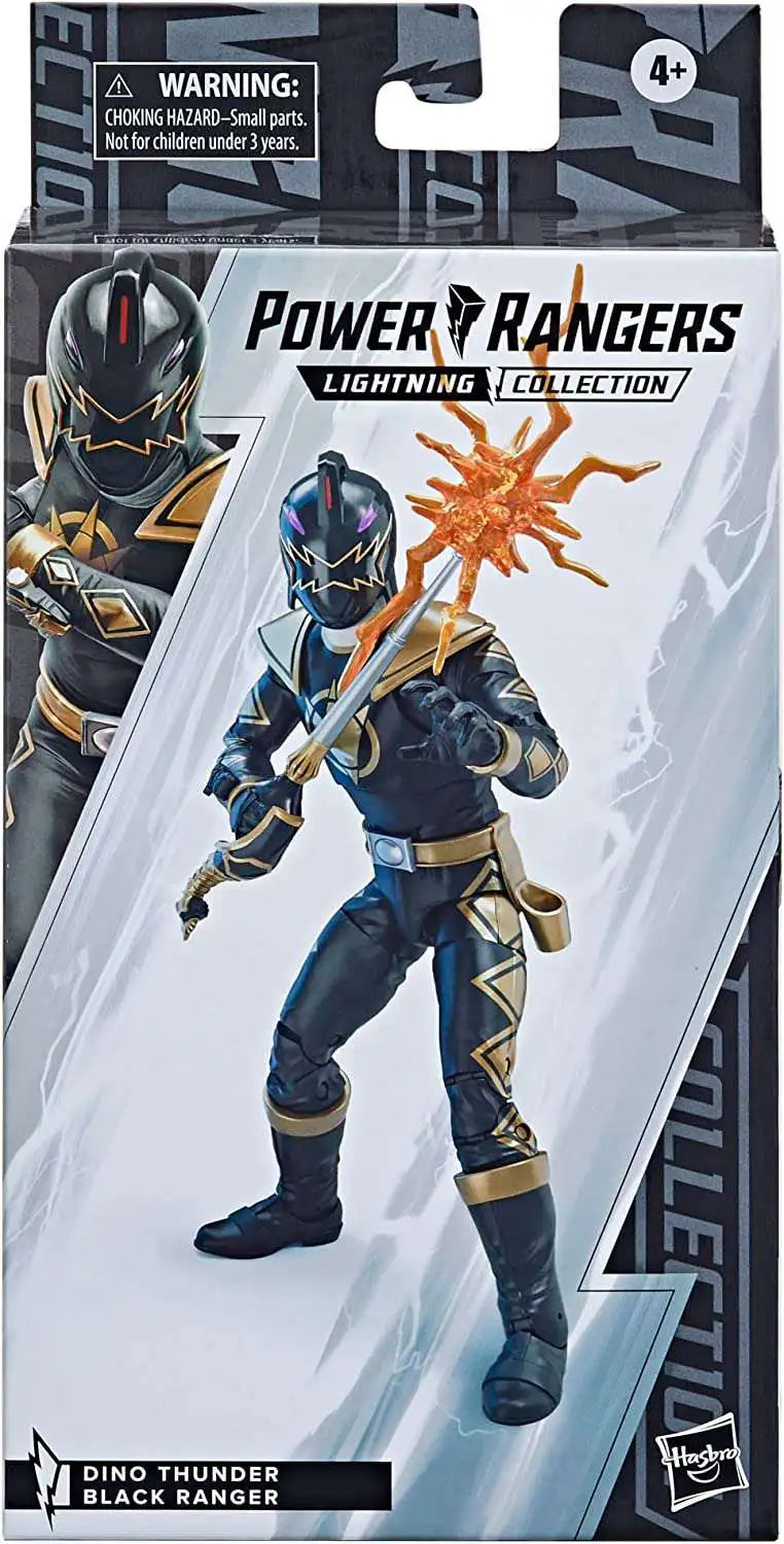 Power Rangers Jdf Rangers Power Rangers Lightning Collection Figure Black Dino Thunder Tommy JDF ...
