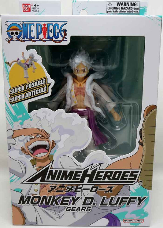 One Piece 6 Inch Action Figure Anime Heroes - Luffy Gear 5