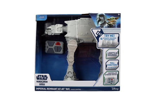 Jada Toys - Star Wars AT-AT Mandalorian & Grogu Remote Controlled Walker