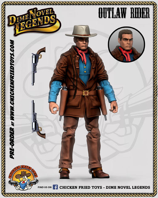 Dime Novel Legends Outlaw Rider