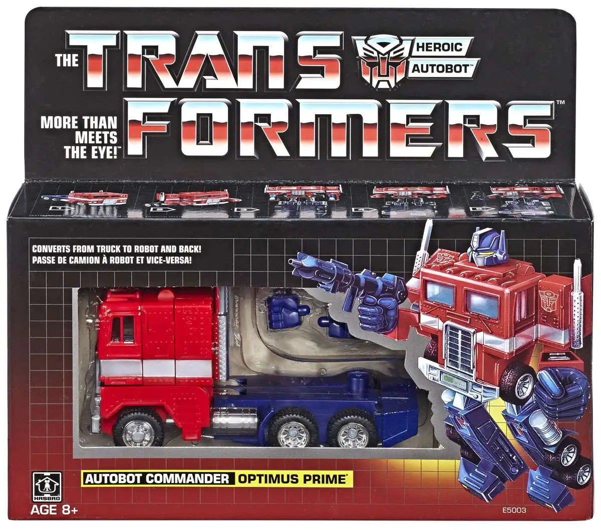 Transformers Gen 1 2018 Reissue Optimus Prime Exclusive Action Figure