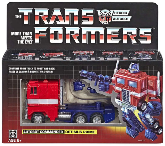 Transformers Gen 1 2018 Reissue Optimus Prime Exclusive Action Figure