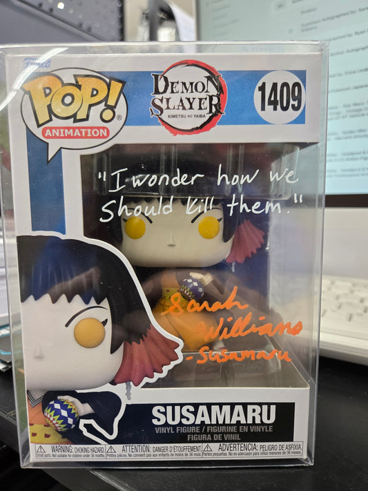 Susamaru Autographed by: Sarah Anne Williams