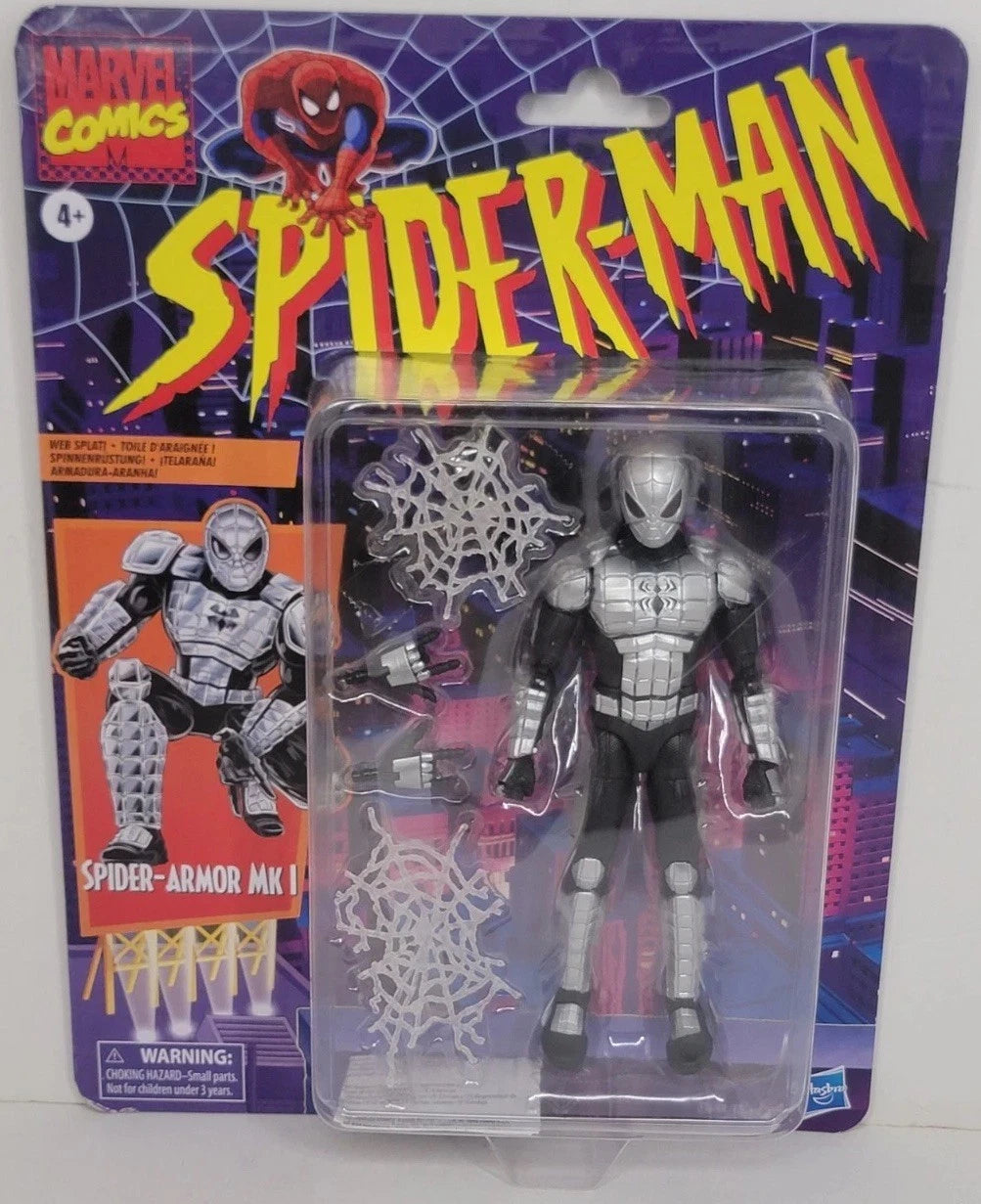 Hasbro Marvel Legends Spider-Man Retro Series Spider-Armor MK 1