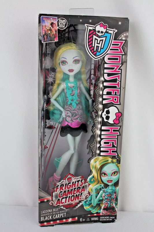 Monster High Frights, Camera, Action! Lagoona Blue Black Carpet Doll Mattel