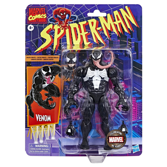 Marvel Legends Spiderman Venom Retro 85th Anniversary