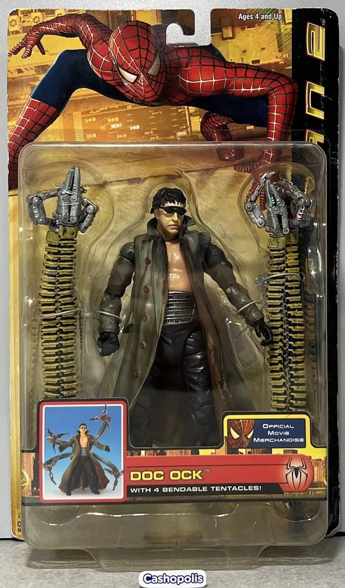 Spider-Man 2 Movie Toy Biz 2004 Doc Ock Figure
