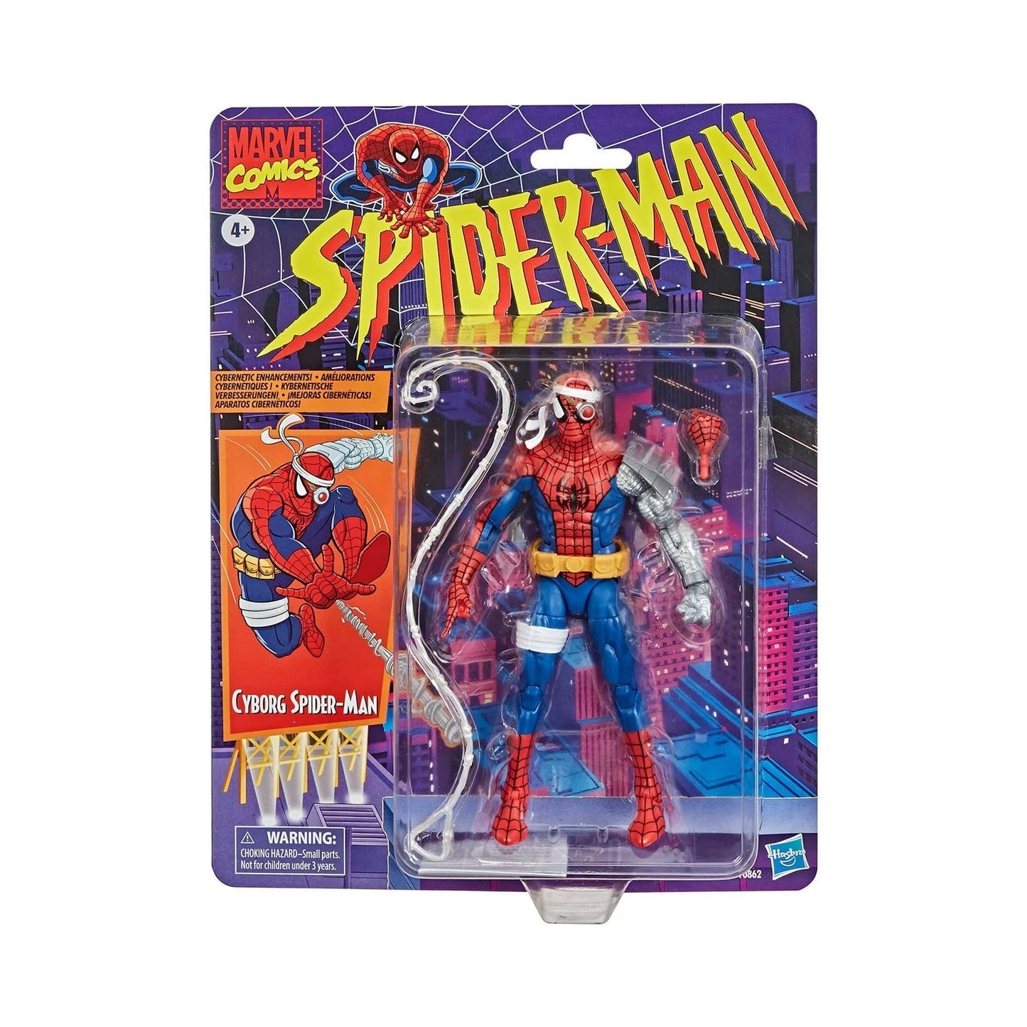 Hasbro Marvel Legends Retro Cyborg Spider-Man Action Figure