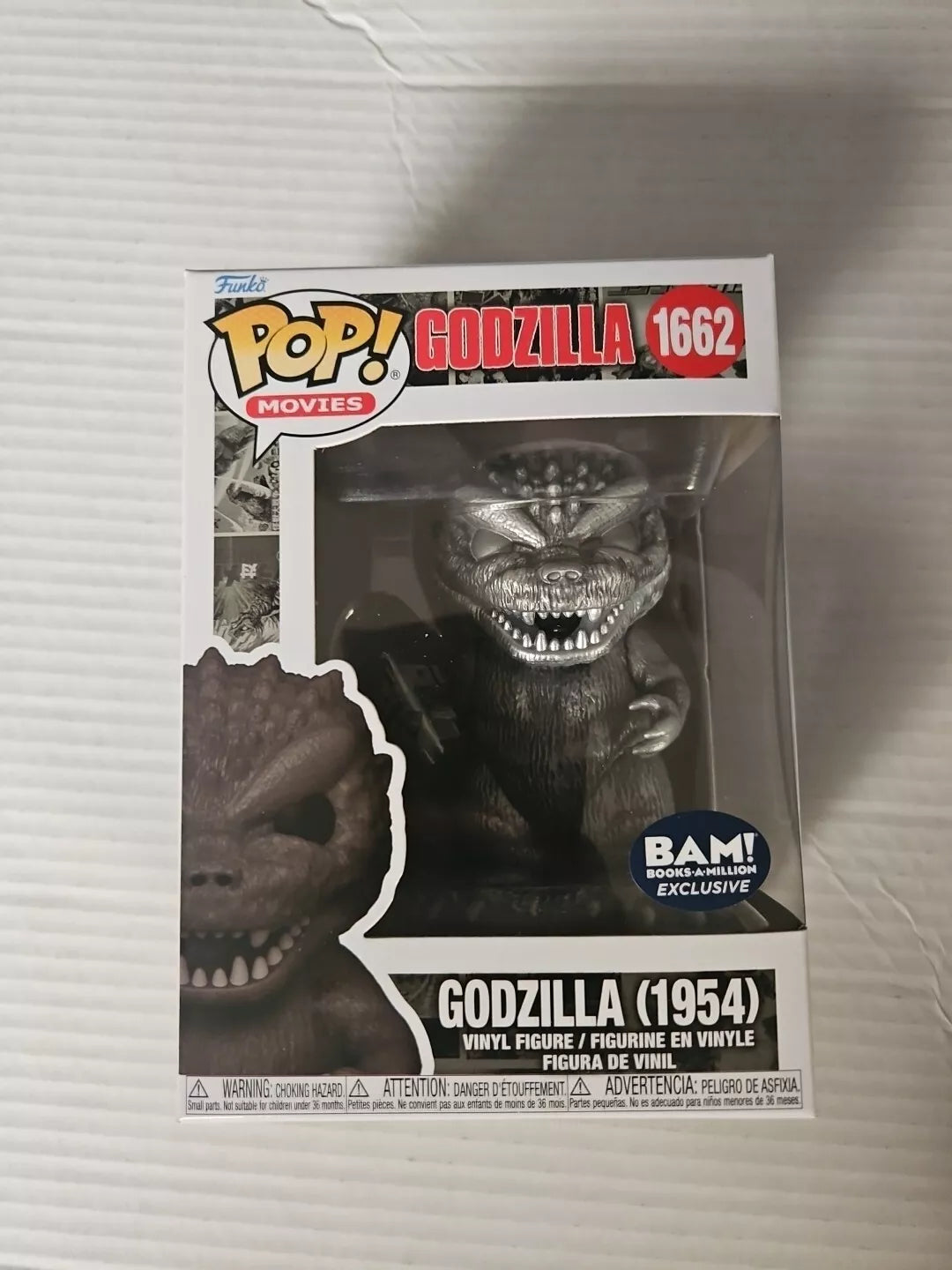 Funko Pop! Vinyl: Godzilla - Godzilla (1954) (Platinum) - Books A Million (Exclusive) #1662