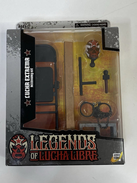 Lucha Extrema Accessory Kit Legends of Lucha Libre Boss Fight Studio WWE Elite
